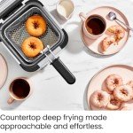 Chefman Compact Deep Fryer with Adjustable Temp Control