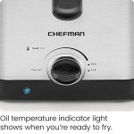 Chefman Compact Deep Fryer with Adjustable Temp Control