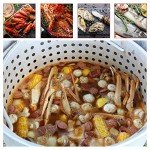 80 Qt Seafood Boil Kit with Burner & Strainer