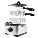 Elite Gourmet Electric 4.5 Qt Immersion Deep Fryer