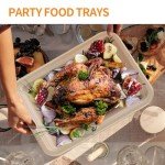 Disposable 14" Trays for Seafood Parties, 50 Pack