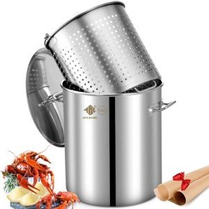 Stainless Steel Crab and Crawfish Boiler Pot