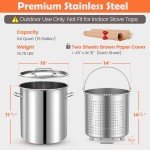 Stainless Steel Crab and Crawfish Boiler Pot