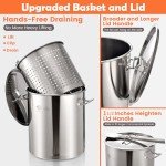 Stainless Steel Crab and Crawfish Boiler Pot