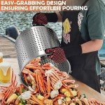 Stainless Steel Crab and Crawfish Boiler Pot