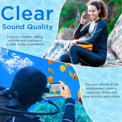 Waterproof Phone Case with Self-Check Underwater Pouch, Tech Gadgets