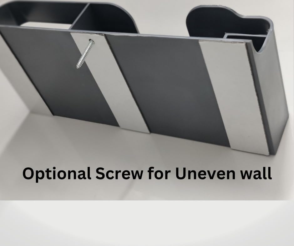 Wall Mount Mobile Holder | Remote Organizer with Charger Stand