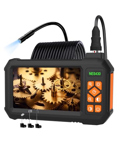 Julaiwy Industrial Endoscope Borescope Camera 1080P HD 4.3