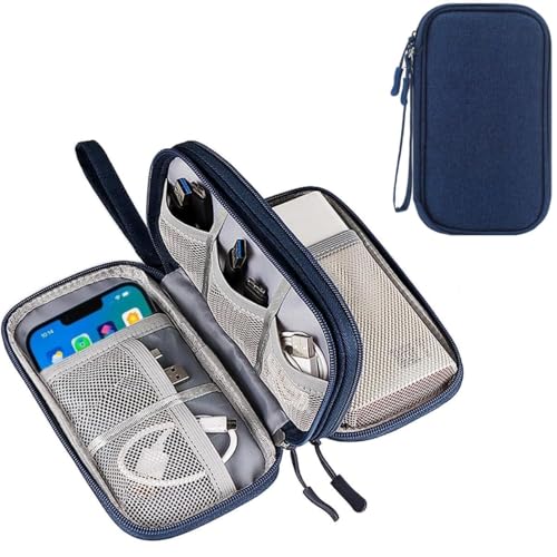 Eitonbu Tech Organizer Pouch Bag - Dark Blue