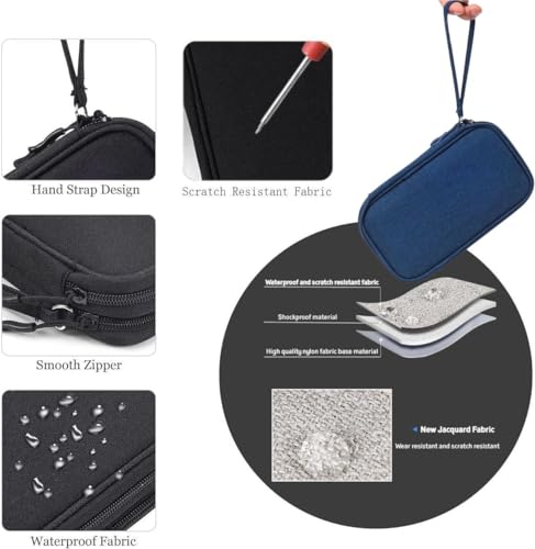 Eitonbu Tech Organizer Pouch Bag - Dark Blue