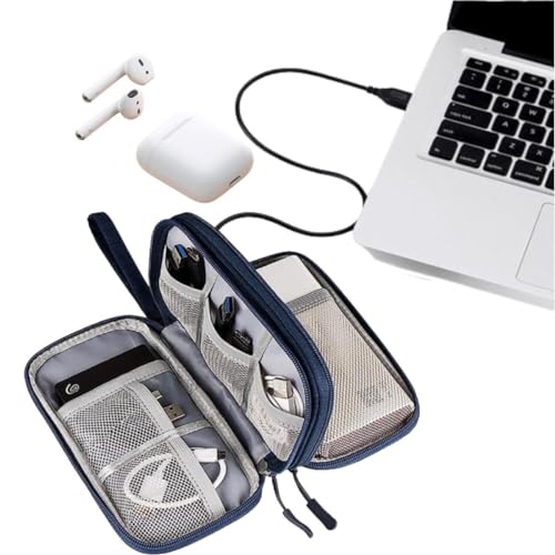 Eitonbu Tech Organizer Pouch Bag - Dark Blue