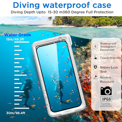 Waterproof Universal Phone Case for iPhone, Samsung, LG