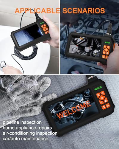 Julaiwy Industrial Endoscope Borescope Camera 1080P HD 4.3