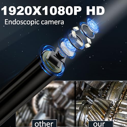 Waterproof Endoscope Camera with 4.3" Screen and LEDs