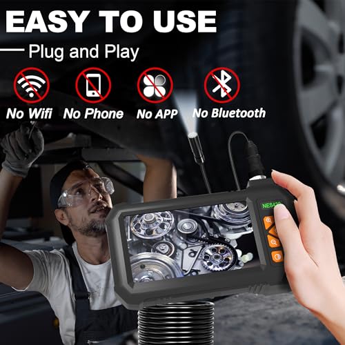 Waterproof Endoscope Camera with 4.3" Screen and LEDs