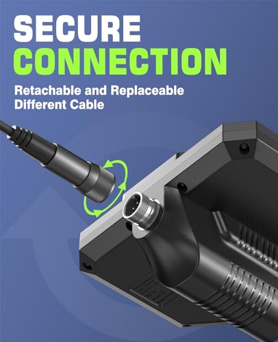 1920P Endoscope Camera with Light, 4.3" IPS Borescope
