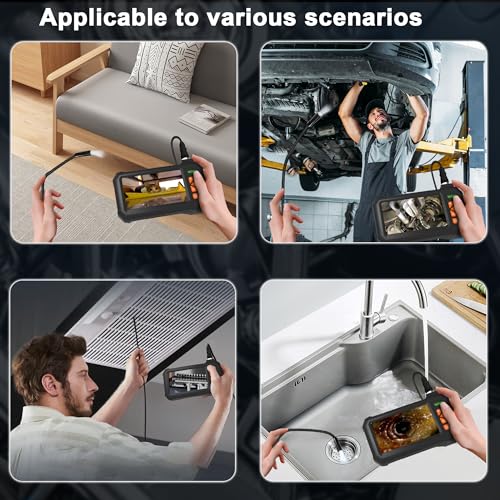 Waterproof Endoscope Camera with 4.3" Screen and LEDs