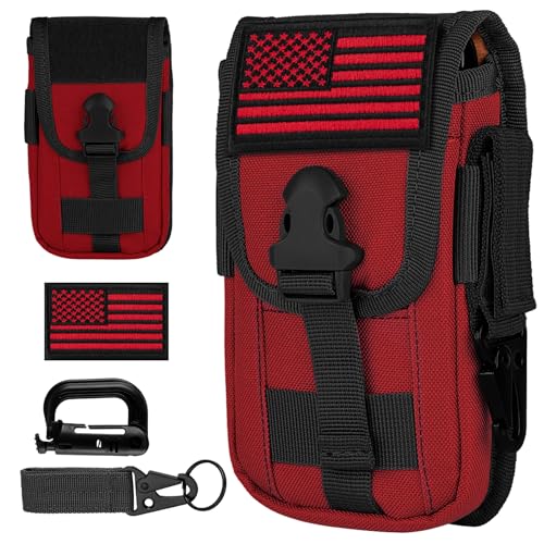 IronSeals Tactical Phone Holster Pouch with US Flag