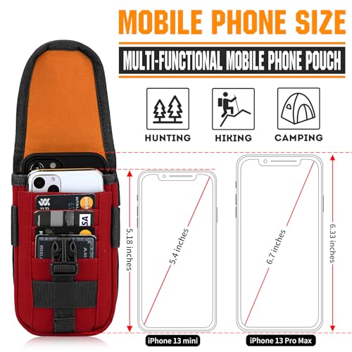 IronSeals Tactical Phone Holster Pouch with US Flag
