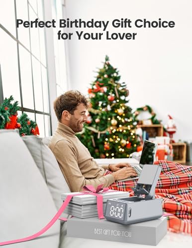 Bluetooth Speaker with Phone Stand, Alarm Clock- Multifunctional