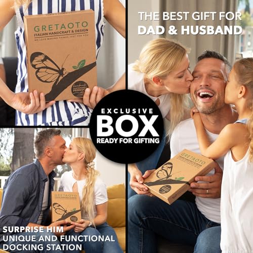 Personalized Wood Docking Station for Gadgets and Essentials