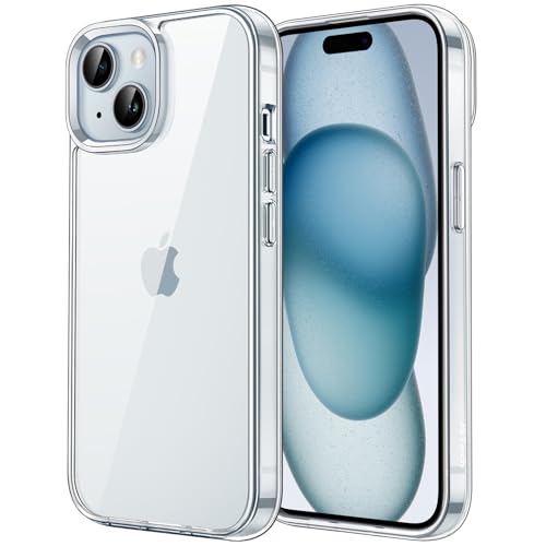 JETech iPhone 15 6.1-Inch Case: Clear Anti-Scratch Cover