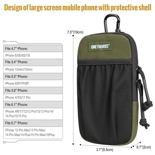 OneTigris Phone Belt Holder - Molle Cell Phone Pouch