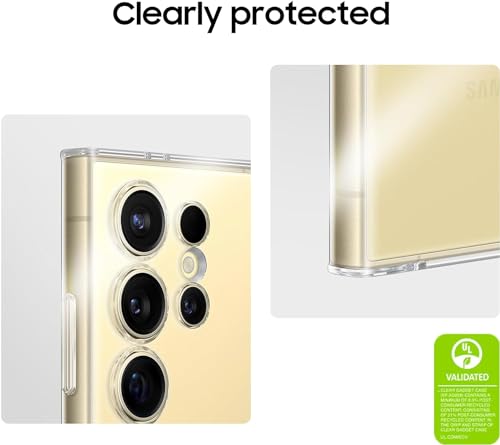 Samsung Galaxy S24 Ultra Clear Phone Case with Accessories