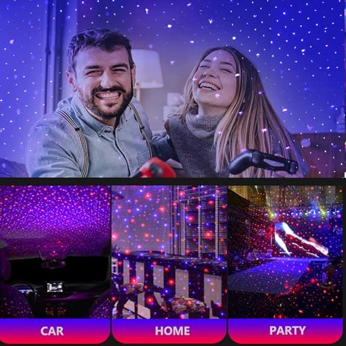 USB Star Night Light Projector with Sound Activation