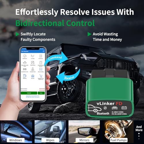 vLinker FD BT3.0 Bluetooth OBD2 Scanner Diagnostic Tool