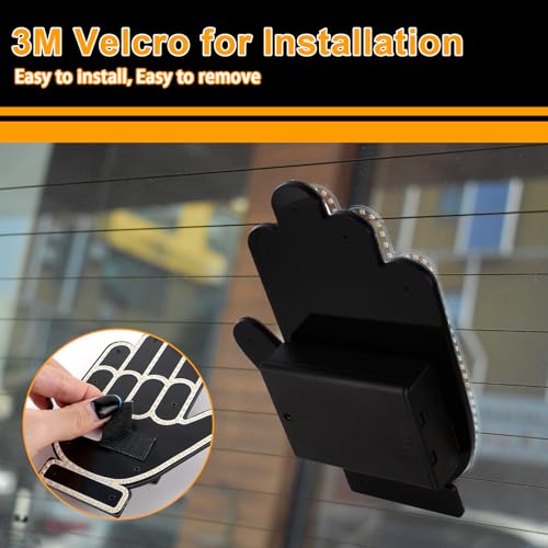 Wireless Car Finger Lights: Gesture-Control LED Signs for Drivers