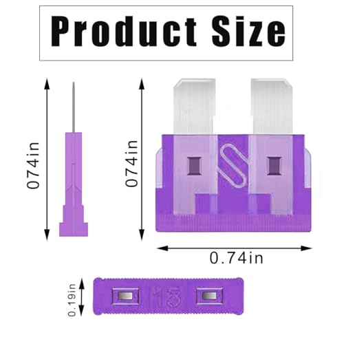 Kanvieus 120PCS - Auto Fuse Assortment Kit, Standard Auto Car Truck Blade Fuses - Micro Blade Replacement Fuses for Cars/Trucks/RV/Motorcycles/Boat + 2 Fuse Puller