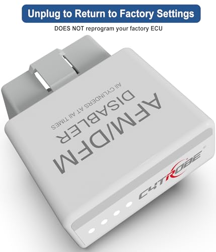 AFM/DFM Disabler, Active Fuel Management AFM Disable Device RA003 Compatible with V6 V8 GM Motors (Chevy Silverado, GMC Sierra, Chevy Tahoe, Cadillac Escalade, GMC Yukon etc) 4.3L 5.3L 6.0L 6.2L