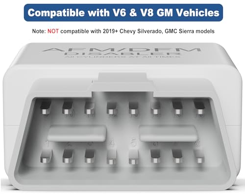 AFM/DFM Disabler, Active Fuel Management AFM Disable Device RA003 Compatible with V6 V8 GM Motors (Chevy Silverado, GMC Sierra, Chevy Tahoe, Cadillac Escalade, GMC Yukon etc) 4.3L 5.3L 6.0L 6.2L