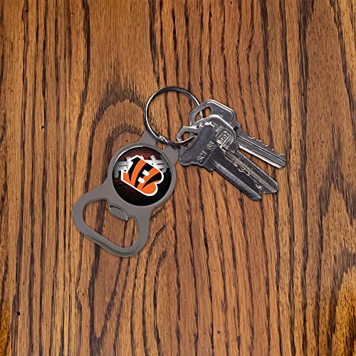 Rico Industries NCAA Liberty Flames Patriotic Metal Keychain - Beverage Bottle Opener With Key Ring - Pocket Size