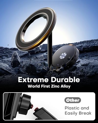 MP-MALL for Mag-Safe Car Mount, Magnetic Hands Free iPhone Car Holder Dashboard for Car Fit for iPhone 15 14 13 12 Pro Max Plus (Black)