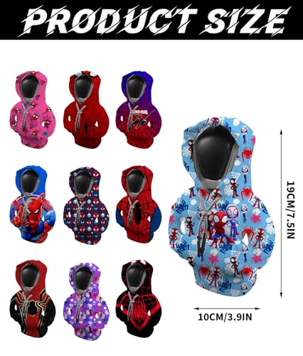 Dsadlup Car Gear Shift Cover for Men Women, Gear Shift Hoodie Cover, Universal Mini Car Shifter Knob Sweatshirt, Automotive Interior Accessories, Funny Car Shifter Protector Decoration