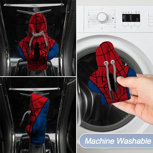 Dsadlup Car Gear Shift Cover for Men Women, Gear Shift Hoodie Cover, Universal Mini Car Shifter Knob Sweatshirt, Automotive Interior Accessories, Funny Car Shifter Protector Decoration