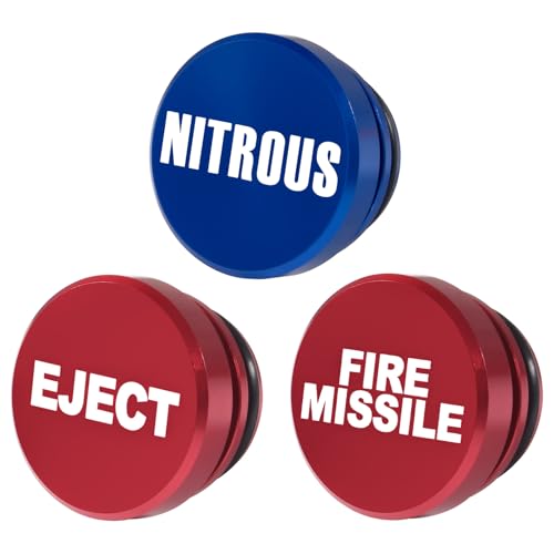 Aokin Cigarette Lighter Plug Cover, Aluminum Dustproof Car Cigarette Lighter Plug Parts Auto Accessories Fits Most Vehicles, Autos, Trucks, Boats Standard 12 Volt Power Source, 3 Pcs