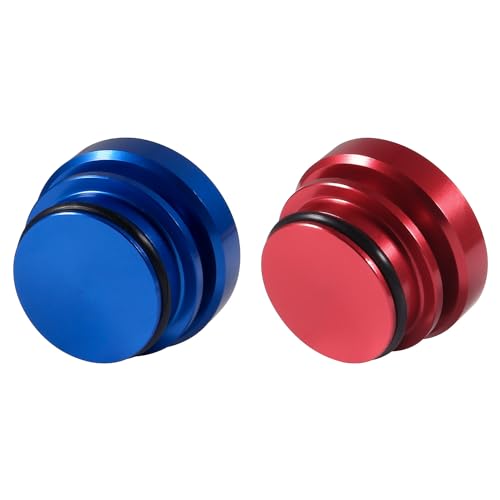 Aokin Cigarette Lighter Plug Cover, Aluminum Dustproof Car Cigarette Lighter Plug Parts Auto Accessories Fits Most Vehicles, Autos, Trucks, Boats Standard 12 Volt Power Source, 3 Pcs