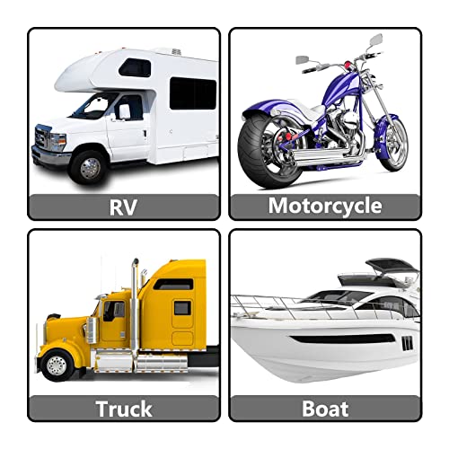 Aokin Cigarette Lighter Plug Cover, Aluminum Dustproof Car Cigarette Lighter Plug Parts Auto Accessories Fits Most Vehicles, Autos, Trucks, Boats Standard 12 Volt Power Source, 3 Pcs