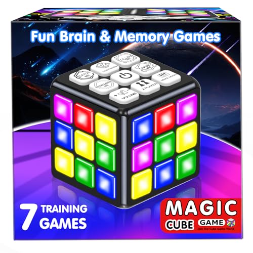 Toys for Kids Age 8-13 Boys Gifts: Fun Brain & Memory Handheld Game Cube for Teens & Adults - Cool Toys STEM Sensory Toy for 6-12+ Year - Birthday Gift for Boy Girls 6 7 8 9 10 11 12 Years Old