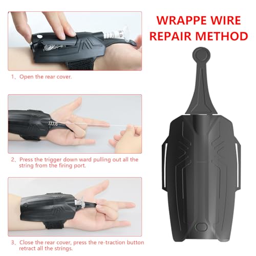 New Spider Web Shooter Toy 2.0 Upgrade,Web Launcher String Shooters,Cool Gadgets Stuff Fun Spider Superhero Role-Play Toys for Men Kids (2.0 Web Shooter)