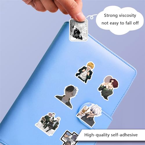 Wind Breaker Stickers 55Pcs Japanese Anime Stickers for Water Bottle Waterproof Vinyl VSCO Decals for Kids Teens and Adults(WIN)