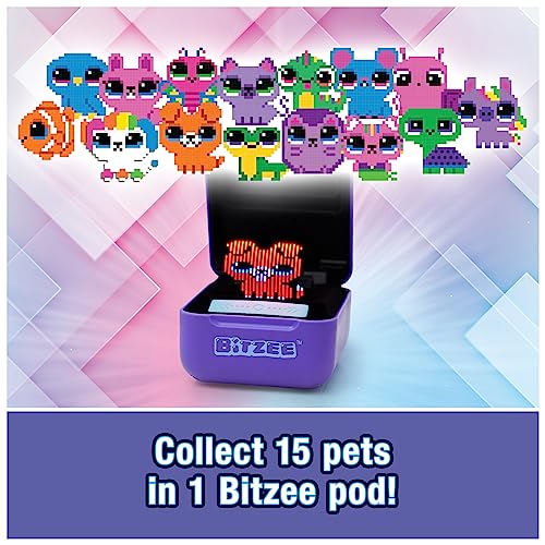 Bitzee, Interactive Toy Digital Pet with 15 Animals Inside, Virtual Electronic Pets React to Touch, Kids Toys for Girls and Boys