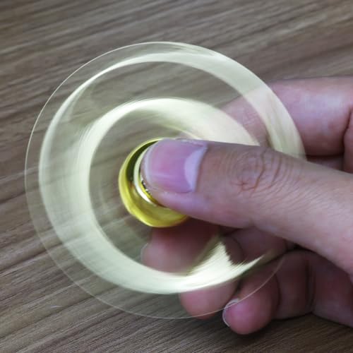 MAYBO SPORTS Fidget Spinner,Golden Metal Anti-Anxiety Stress Relief Reduction Finger Spinners Sensory Toy, Desktop Decoration Gift Bag Filling Gift for Kids Adults