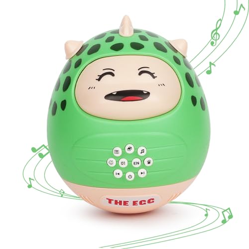 Tumbler Storytelling Toys Dinosaur Toy Kids Boys Girls Story Music Fun Children Educational Player Toy Toddler 3 4 5 6 7 Birthday Gifts Sensory Toys for Kids with Autism Words Songs Stories