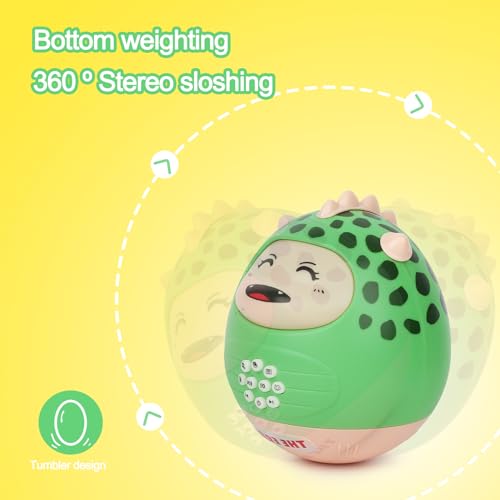 Tumbler Storytelling Toys Dinosaur Toy Kids Boys Girls Story Music Fun Children Educational Player Toy Toddler 3 4 5 6 7 Birthday Gifts Sensory Toys for Kids with Autism Words Songs Stories