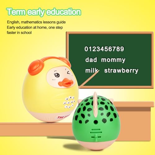 Tumbler Storytelling Toys Dinosaur Toy Kids Boys Girls Story Music Fun Children Educational Player Toy Toddler 3 4 5 6 7 Birthday Gifts Sensory Toys for Kids with Autism Words Songs Stories