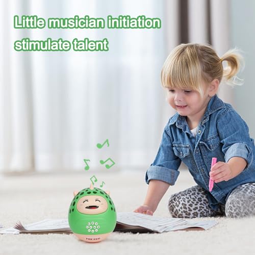 Tumbler Storytelling Toys Dinosaur Toy Kids Boys Girls Story Music Fun Children Educational Player Toy Toddler 3 4 5 6 7 Birthday Gifts Sensory Toys for Kids with Autism Words Songs Stories